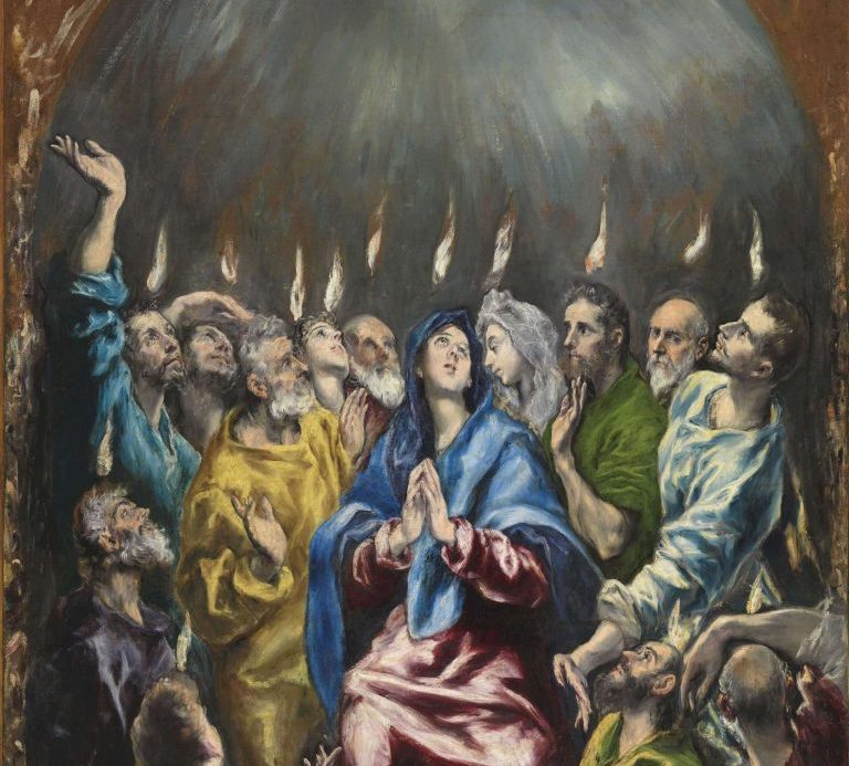 Pentecostés van El Greco uit 1600 © Photographic Archive-Museo Nacional del Prado-Madrid