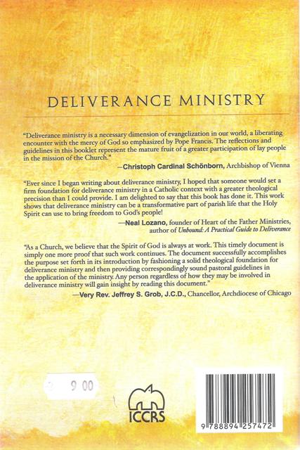 Deliverance Ministry-back