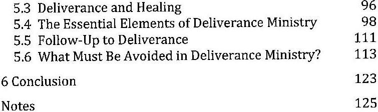 contents-Deliverance Ministry-b