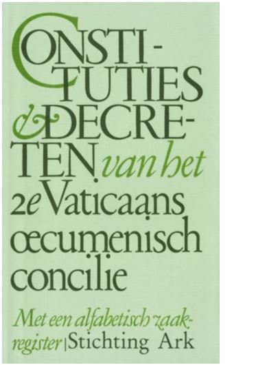 cover constituties en decreten 2e Vaticaans concilie